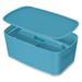 Úložný box s víkem Leitz MyBox Cosy + Organizér s držadlem, velikost S, klidná modrá