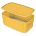 Úložný box s víkem Leitz MyBox Cosy, velikost S, teplá žlutá