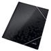 Tříchlopňové desky Leitz WOW, A4, černá