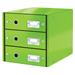 Zásuvkový box Leitz Click&Store, 3 zásuvky, zelená