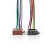 Nedis CAGBISOSTANDVA - Redukční ISO Kabel| Kompatibilita s ISO: Standardní | 0.15 m | Kulatý | PVC | Box