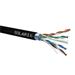 Venkovní instalační kabel Solarix CAT6 FTP PE Fca 500m/cívka černý