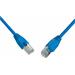 Solarix Patch kabel CAT6 SFTP PVC 1m modrý snag-proof C6-315BU-1MB