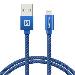 SWISSTEN DATA CABLE USB / LIGHTNING TEXTILE 1,2M BLUE