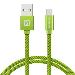 SWISSTEN DATA CABLE USB / USB-C TEXTILE 1,2M GREEN