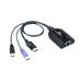 ATEN USB DisplayPort Virtual Media KVM Adapter Cable 