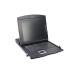 Digitus modularized 43,2cm (17") TFT console, with 8 port KVM, US keyboard, RAL 9005 black color