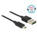 Delock kabel EASY-USB 2.0 Type-A samec > EASY-USB 2.0 Type Micro-B samec černý 2 m