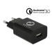 Navilock Napájecí zdroj 1 x USB typ A s Qualcomm® Quick Charge™ 3.0 černý