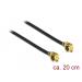 Delock Anténní kabel MHF / U.FL-LP-068 kompatibilní samec > MHF / U.FL-LP-068 kompatibilní samec 20 cm 1,13