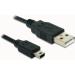 Delock kabel USB 2.0-A > USB mini-B 5 pin 1 m samec/samec