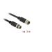 Navilock Extensions cable M8 male > M8 female waterproof 3 m for M8 GNSS receiver