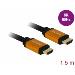 Delock Ultra vysokorychlostní HDMI kabel, 48 Gbps, 8K 60 Hz, 1,5 m