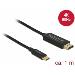 Delock Kabel USB Type-C na HDMI (DP Alt Mód) 4K 60 Hz 1 m koaxial