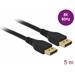 Delock DisplayPort 1.2 kabel 4K 60 Hz 5 m bez západky
