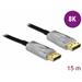Delock Aktivní optický kabel DisplayPort 1.4 8K 15 m