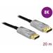 Delock Aktivní optický kabel DisplayPort 1.4 8K 20 m