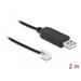 Delock Adapter cable USB Type-A to Serial RS-232 RJ12 with ESD potection Skywatcher 2 m