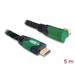 Delock Kabel High Speed HDMI with Ethernet – HDMI A samec > HDMI A samec pravoúhlý 4K 5 m