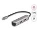 Delock Adaptér USB Type-C™ na HDMI 4K, 60 Hz, s PD USB Typu-A a USB Type-C™ Data + PD 92 W