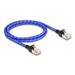 Delock Síťový kabel RJ45 s opleteným pláštěm, Cat. 6A, U/FTP Slim, 1 m, modrý