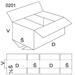 Klopová krabice, velikost 3, FEVCO 0201, 260x220x220 mm