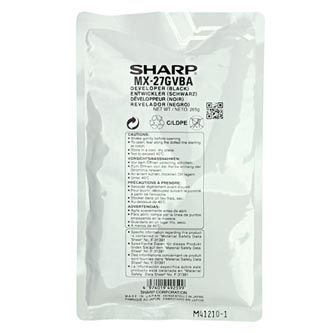 Sharp originální developer MX27GVBA, black, 100000str., Sharp MX-2300N, 2700N, 3500N, 3501N, 4500, 4500N, 4501N