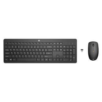 HP Wireless Keyboard &amp; Mouse, Sada klávesnice s bezdrátovou optickou myší, AAA, CZ/SK, multimediální, USB-A Dongle typ 2.4 [GHz], 
