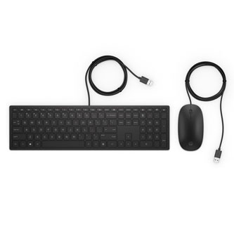 HP Sada klávesnice Pavilion Deskset 400, černá, drátová (USB), SK