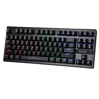 Marvo KG901, klávesnice US, herní, modré spínače typ drátová (USB), černá, mechanická, podsvícení
